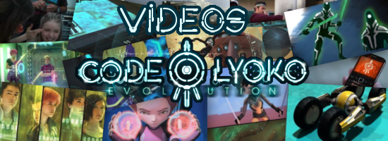 Affiche promo pour la page Vidéos Code Lyoko Evolution